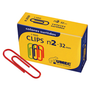 UMEC CLIPS COLORES N2 - 32mm 100-PACK 2020